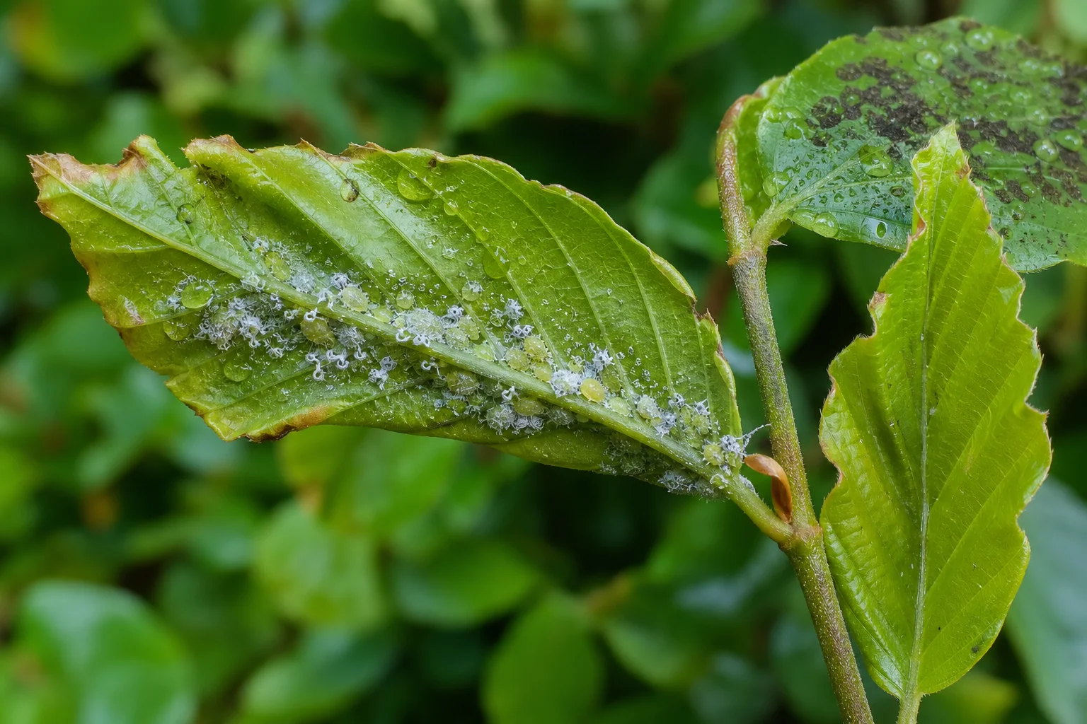 Beukenbladluis, oefenbeeld uit de AgriLearn-beeldenbank