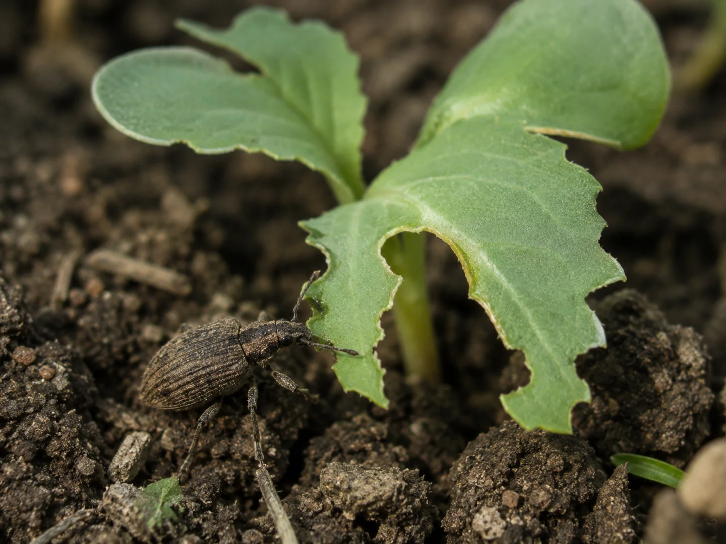 Bladrandkever, oefenbeeld uit de AgriLearn-beeldenbank