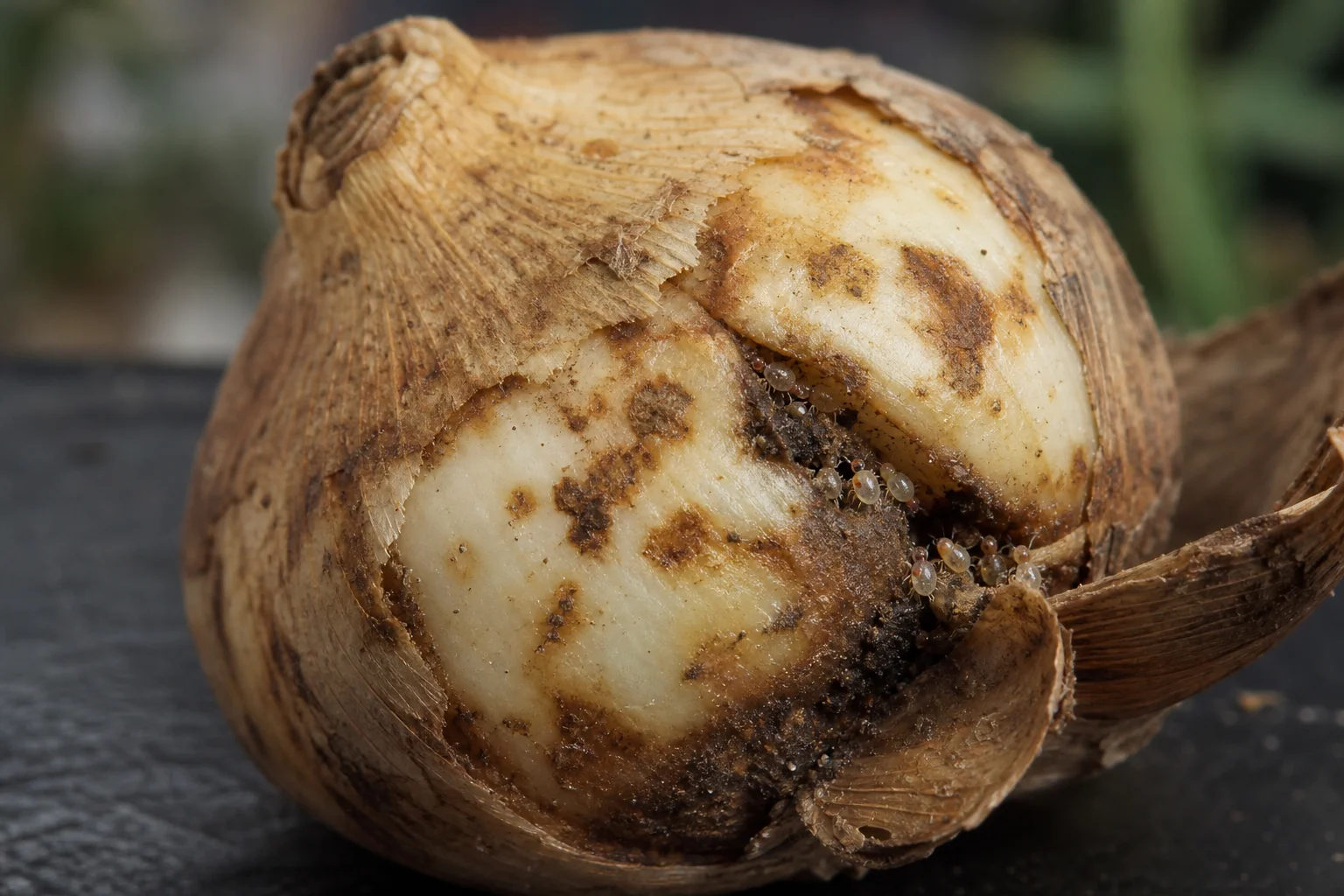Bollenmijt - tulp, oefenbeeld uit de AgriLearn-beeldenbank
