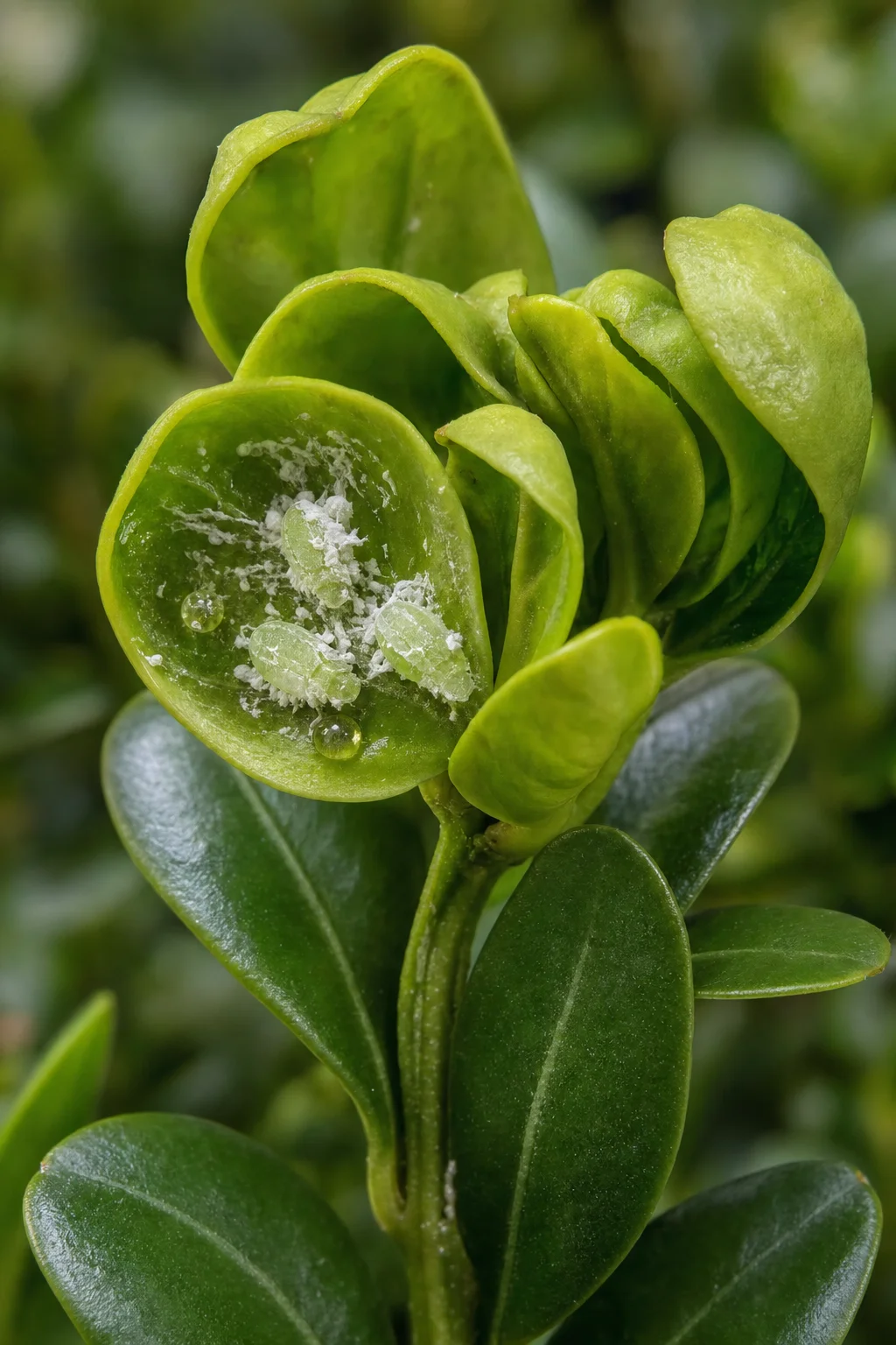 Buxusbladvlo, oefenbeeld uit de AgriLearn-beeldenbank
