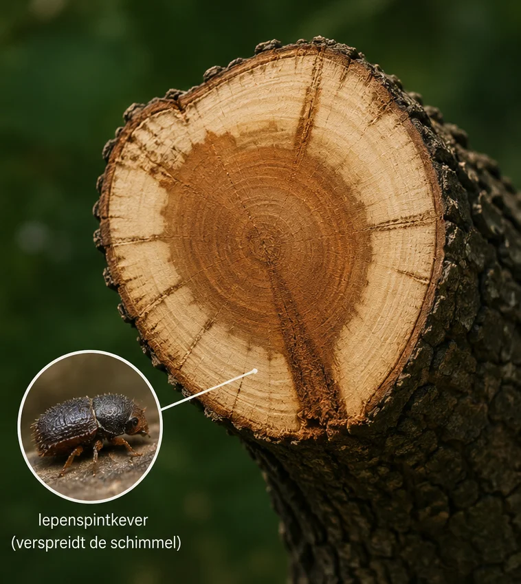 Iepziekte, oefenbeeld uit de AgriLearn-beeldenbank