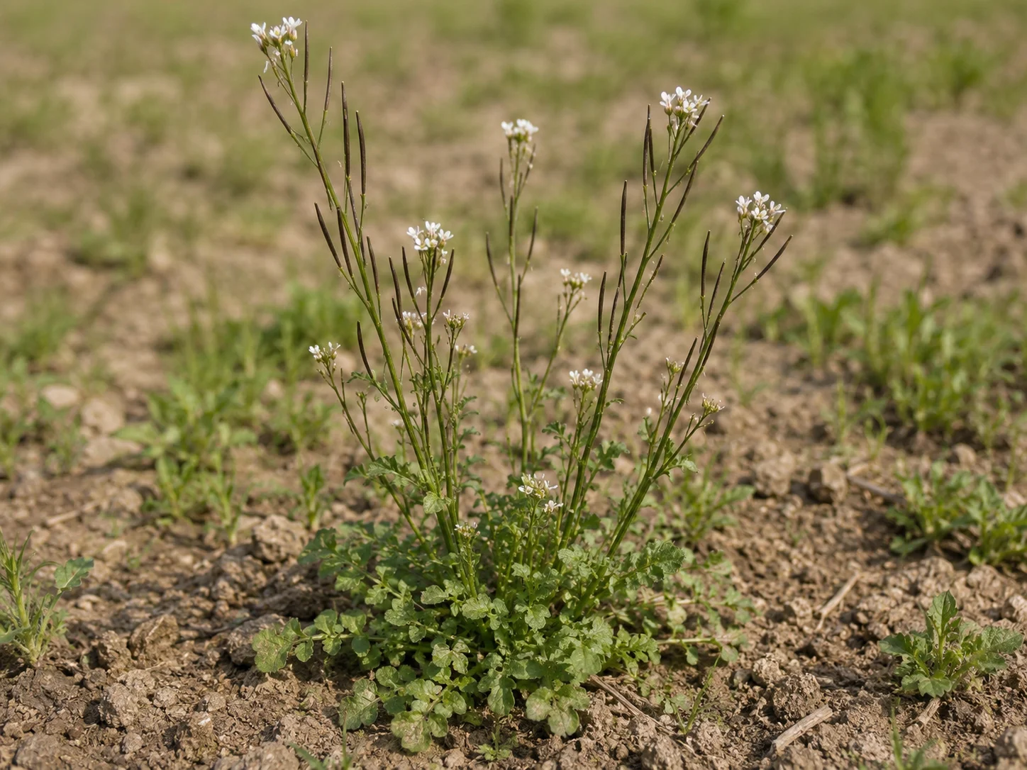 Kleine veldkers, oefenbeeld uit de AgriLearn-beeldenbank