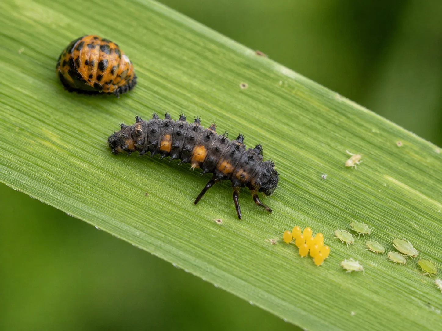 Lieveheersbeestjes, oefenbeeld uit de AgriLearn-beeldenbank