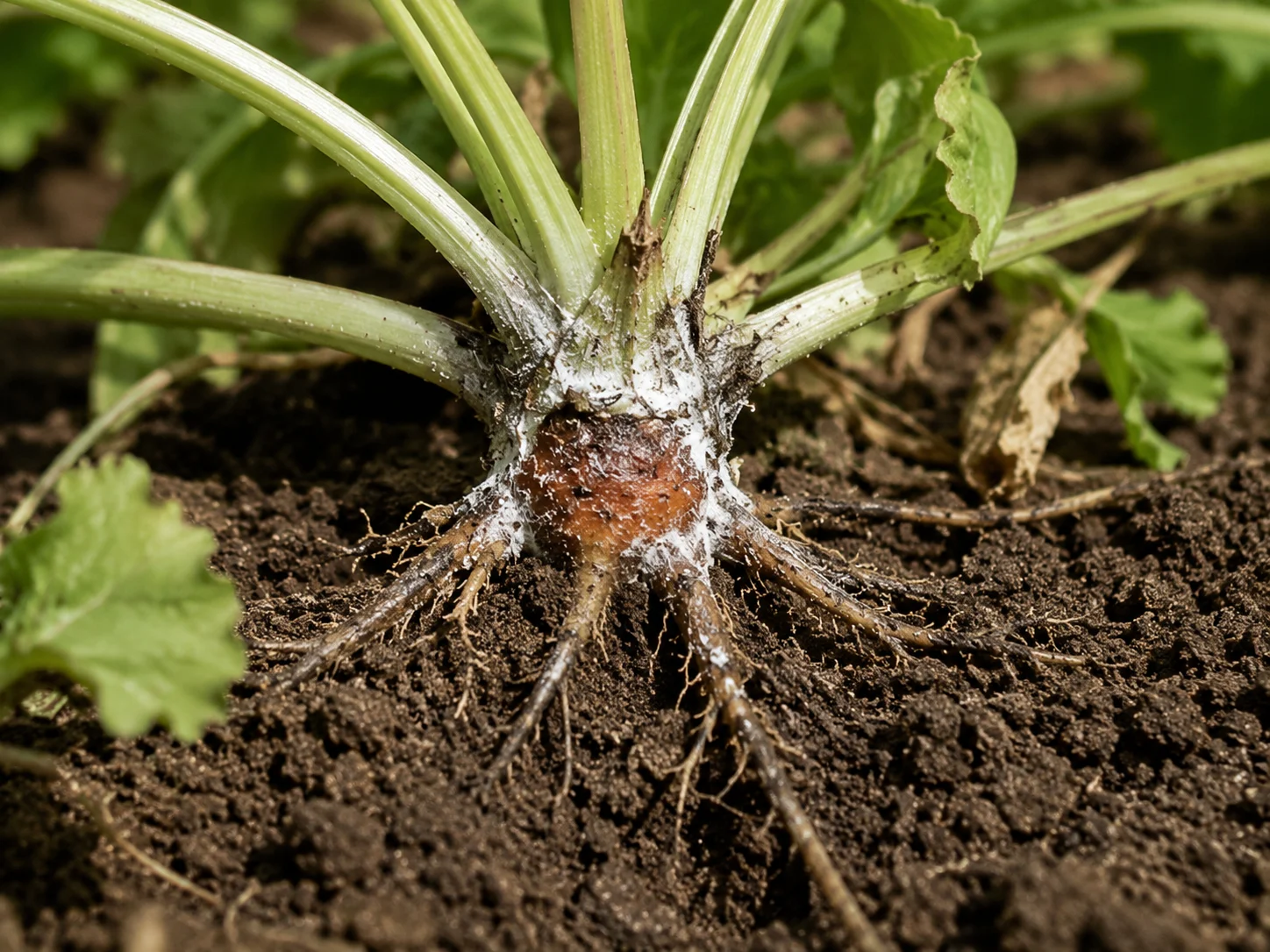 Rattenkeutelziekte - peen, oefenbeeld uit de AgriLearn-beeldenbank