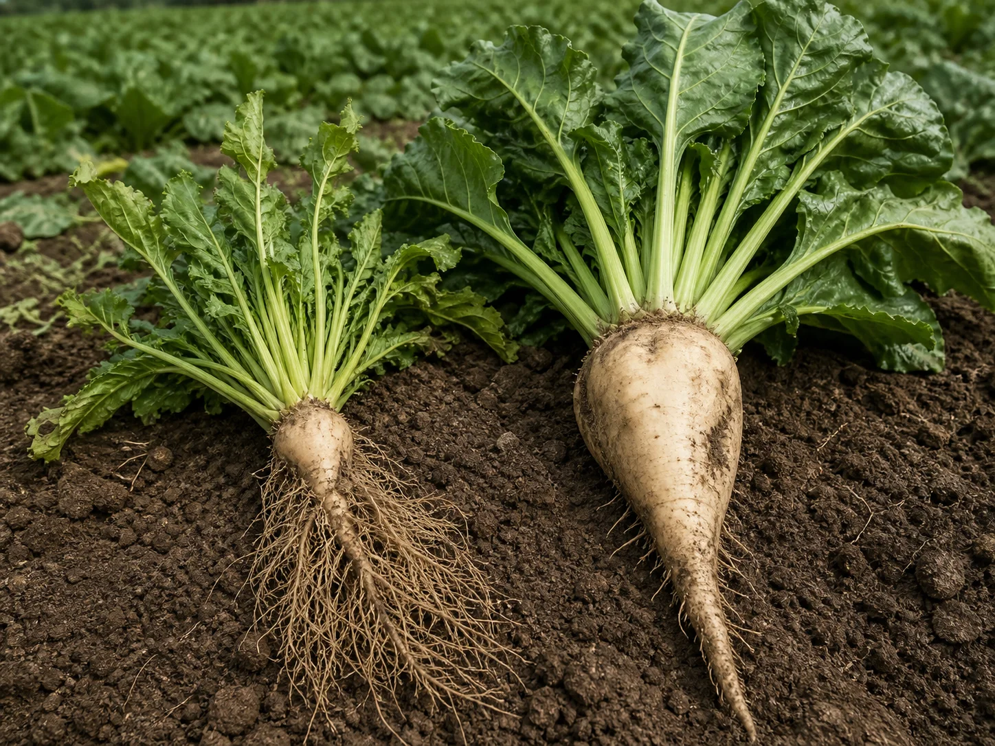 Rhizomanie, oefenbeeld uit de AgriLearn-beeldenbank